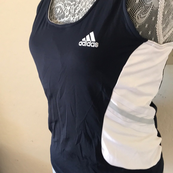 Brand new adidas tank.never worn.Navy,white,blue - Picture 2 of 8